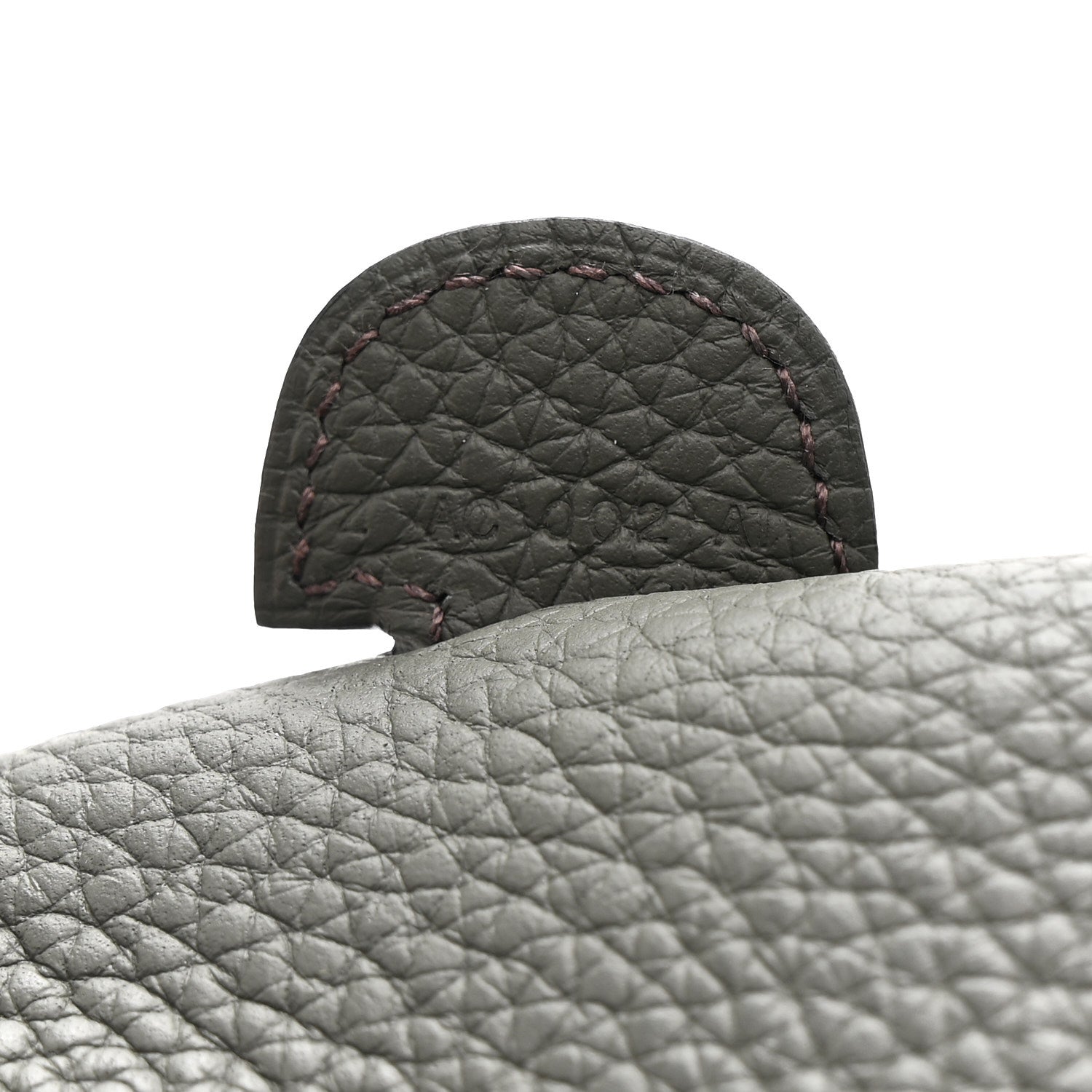 Hermes Taurillon Clemence EVELYNE III Vert De Gris 7 of 10