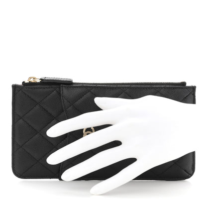 Chanel Caviar Quilted Classic iPhone Pouch Black 2 of 8