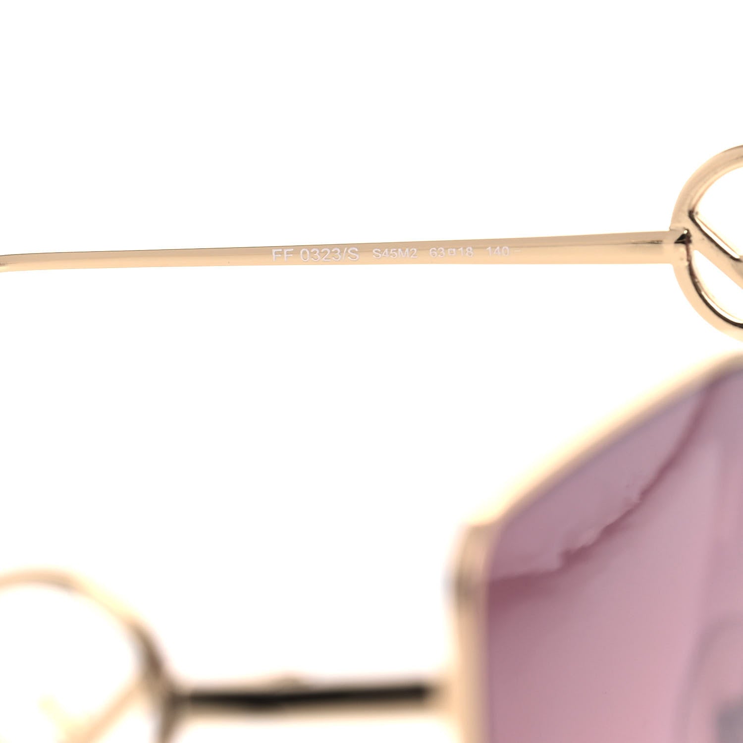Fendi Metal F is Fendi Sunglasses FF 0323/S Pink 5 of 7