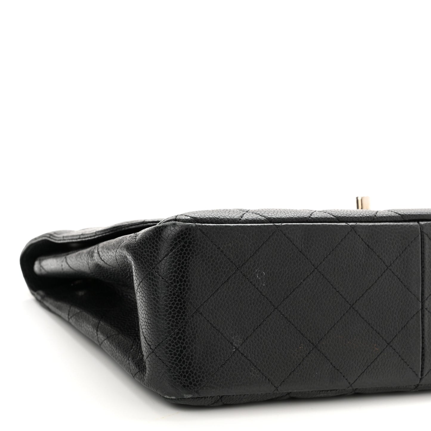Caviar Quilted Jumbo Single Flap Black
