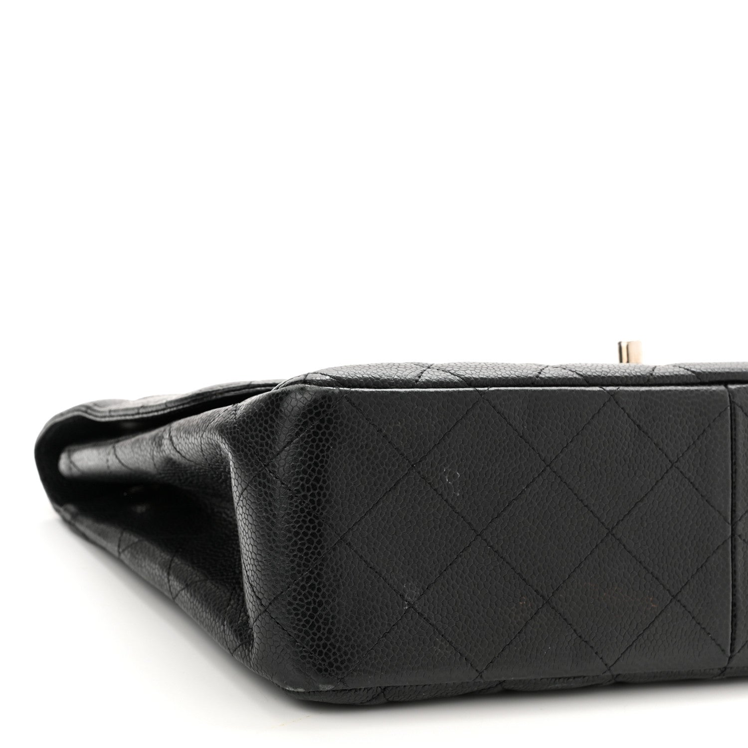 Chanel Caviar Quilted Jumbo Single Flap Black 9 of 13