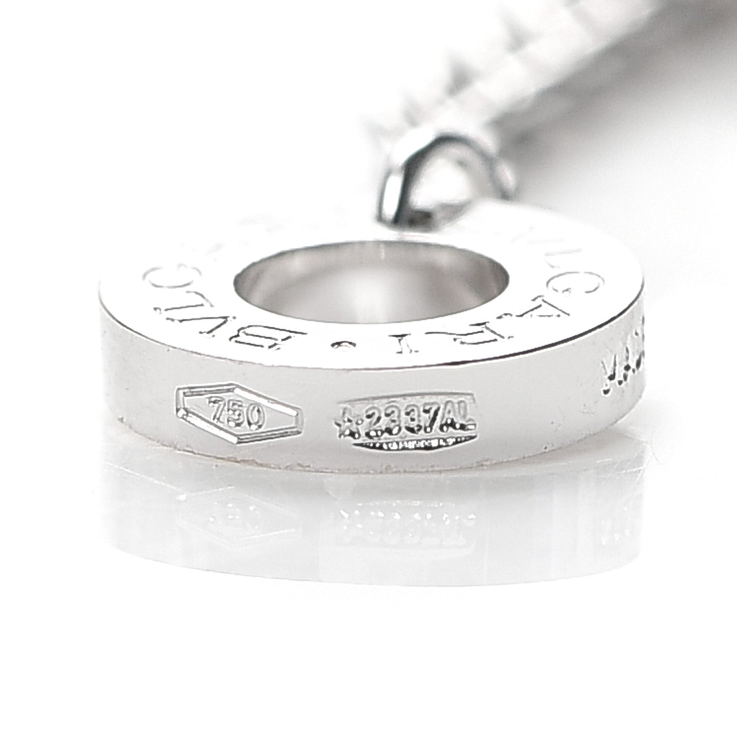 18K White Gold B.Zero1 Lavalier Necklace