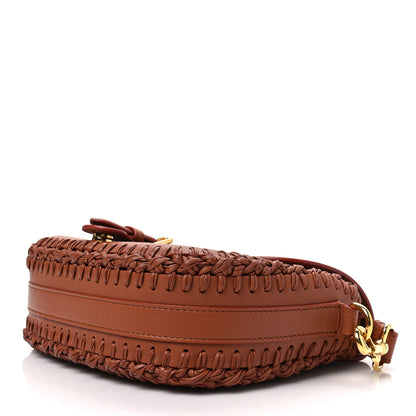 Christian Dior Grained Calfskin Medium Whipstitched Bobby Bag Dark Tan 7 of 7