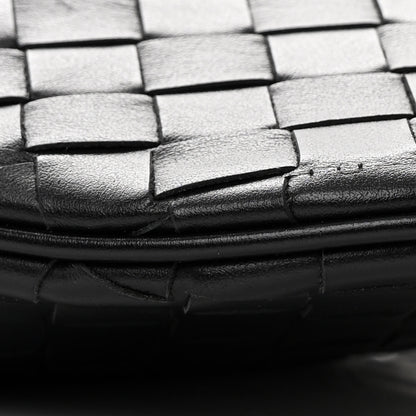 Bottega Veneta Calfskin Intrecciato Small Virgule Black 9 of 11