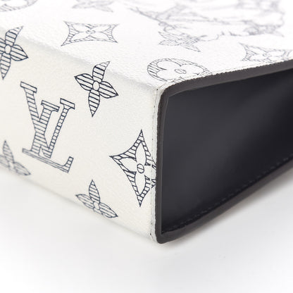 Louis Vuitton Savane Monogram Chapman Pochette Voyage GM Dune 9 of 12