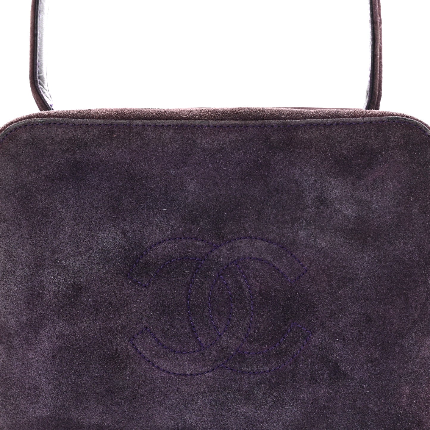 Suede CC Handbag Purple
