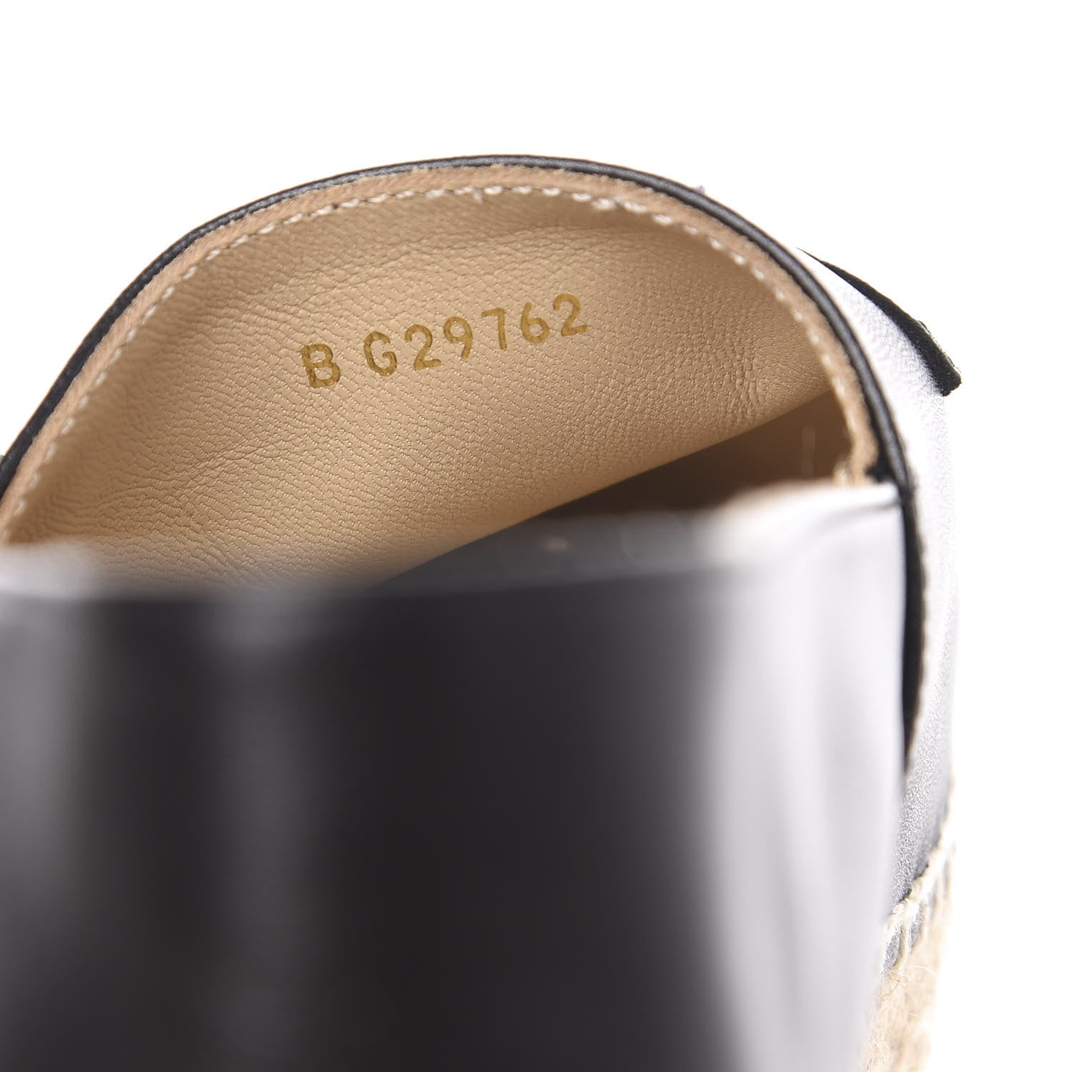 Chanel Lambskin CC Espadrilles 38 Black 9 of 10