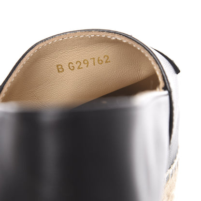 Chanel Lambskin CC Espadrilles 38 Black 9 of 10