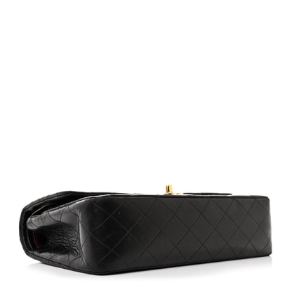 Chanel Lambskin Quilted Medium Double Flap Black 4 of 11