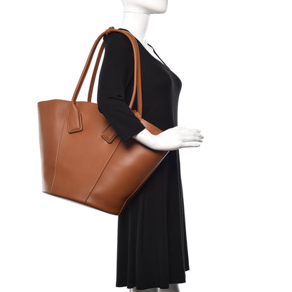 Bottega Veneta Calfskin Basket Tote Wood 2 of 11