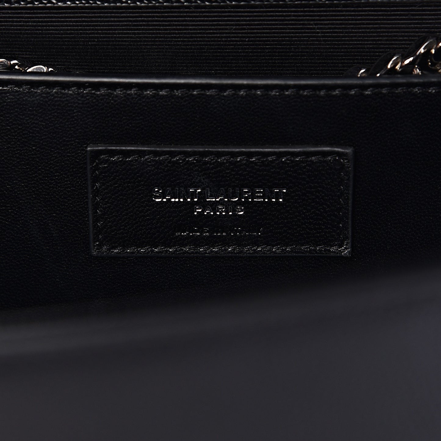 Grain De Poudre Large Classic Monogram Kate Satchel Black