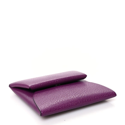 Hermes Chevre Mysore Bastia Coin Purse Anemone 4 of 10