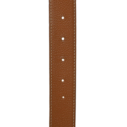 Hermes Togo Box H Belt 32mm Belt 95 Gold Black 5 of 7