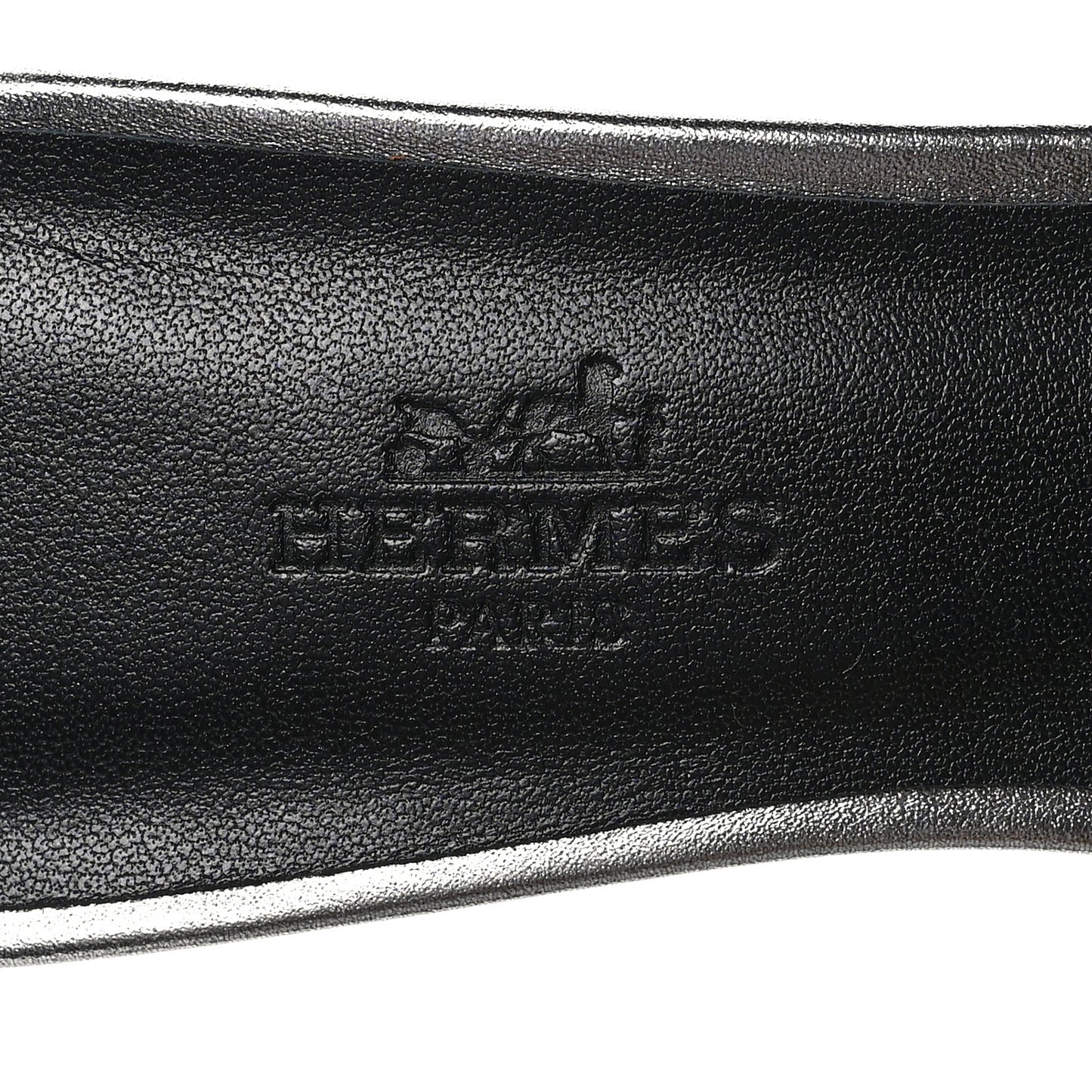 Metallic Nappa Oasis Sandals 37.5 Gris Argente