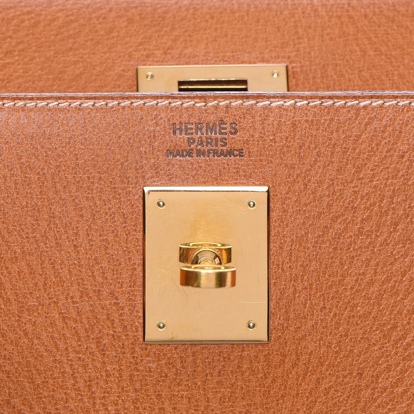 Peau Porc Sellier Kelly 32 Gold