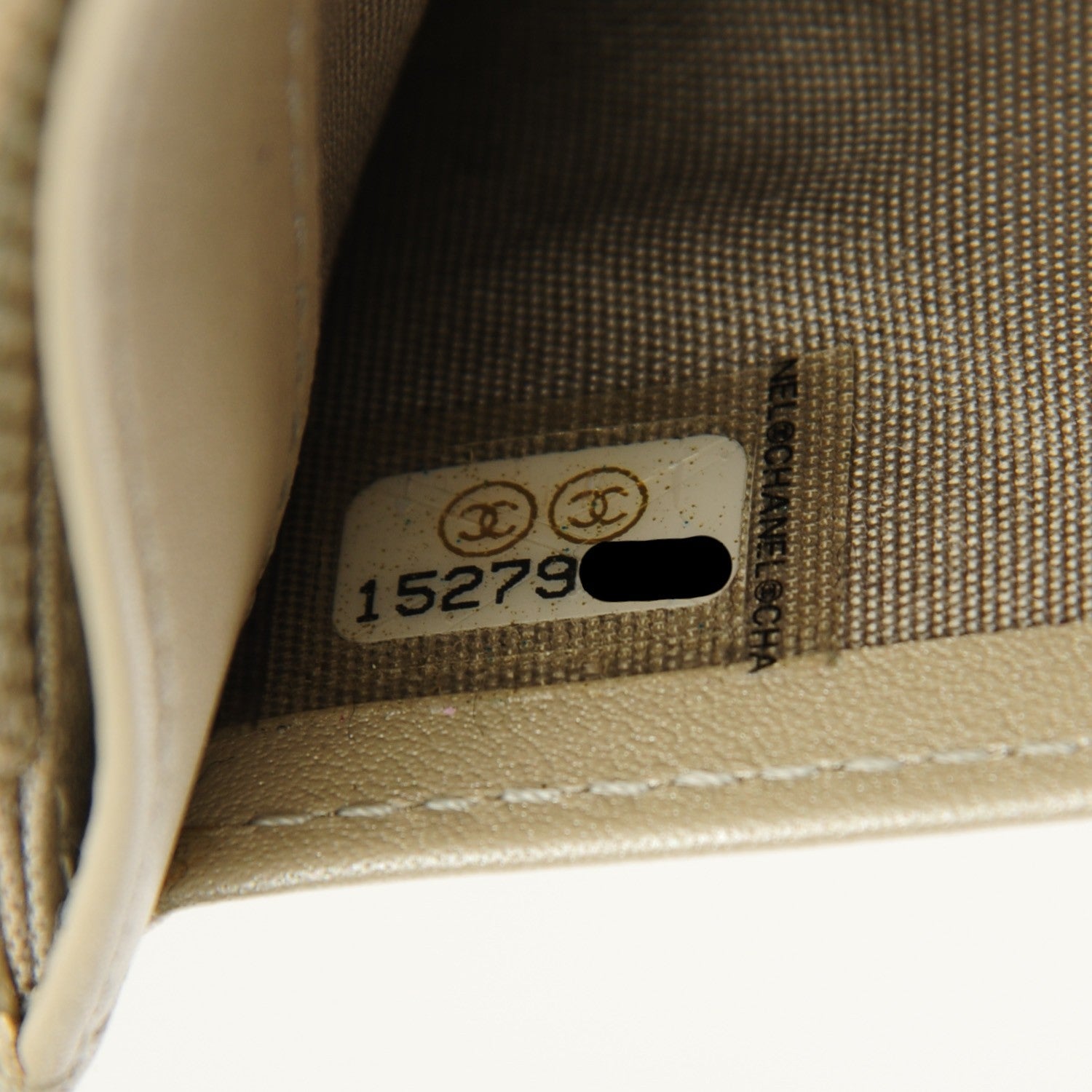 Chanel Caviar Sevruga Yen Wallet Beige 8 of 8
