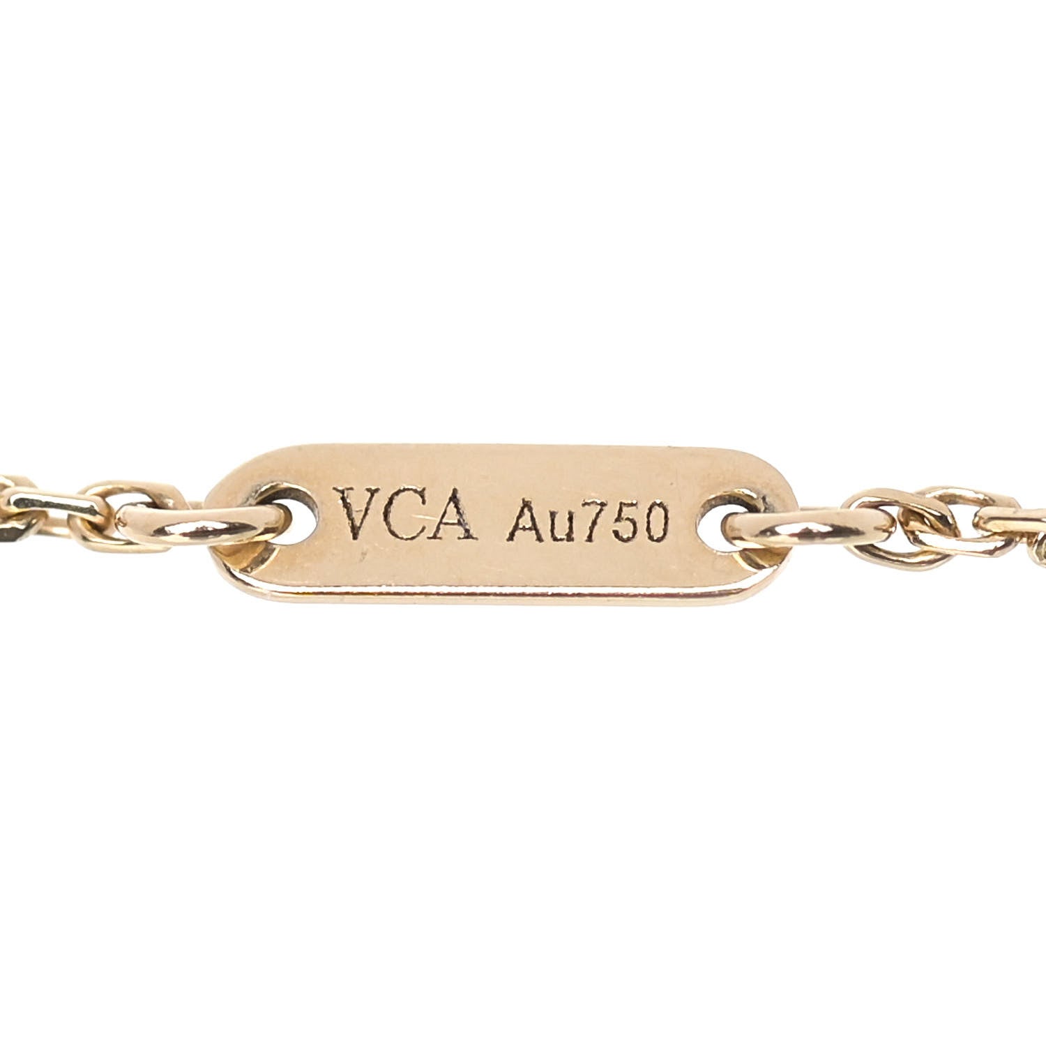 Van Cleef & Arpels 18K Yellow Gold Mother of Pearl Sweet Alhambra Bracelet 4 of 7