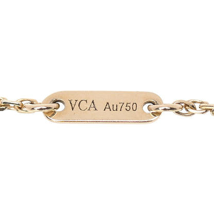 Van Cleef & Arpels 18K Yellow Gold Mother of Pearl Sweet Alhambra Bracelet 4 of 7