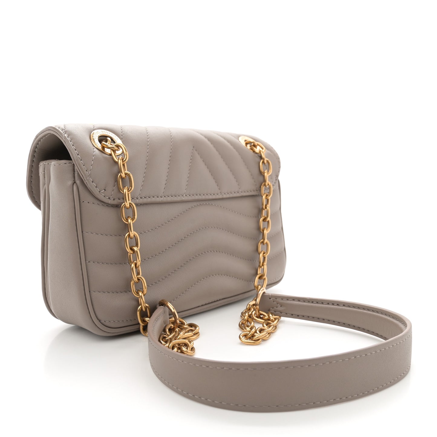 Calfskin New Wave Chain PM NM Taupe