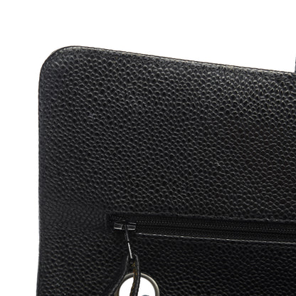 Chanel Caviar Quilted Medium Double Flap Black 9 of 15