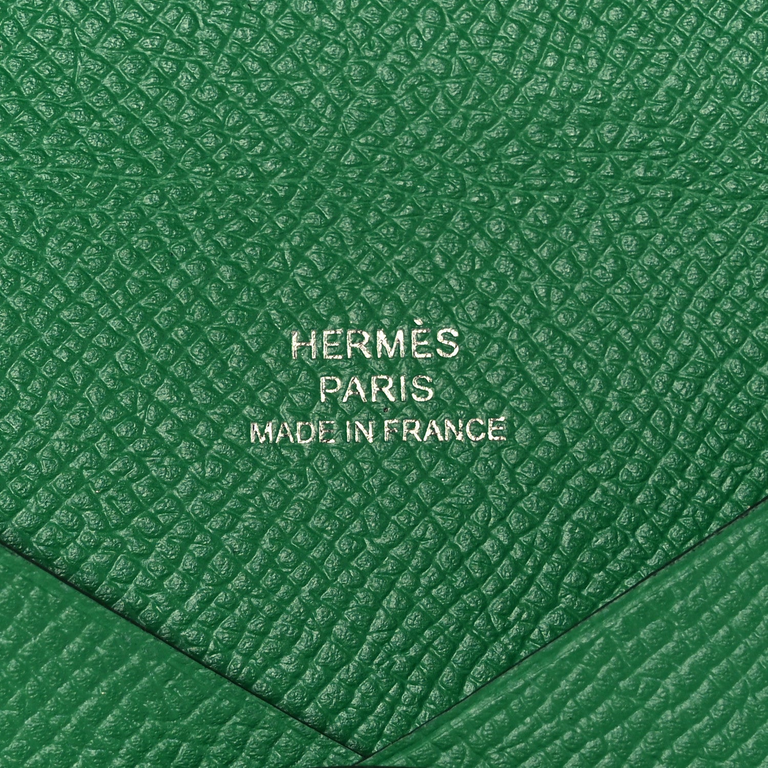 Hermes Epsom Calvi Card Case Cactus 6 of 8