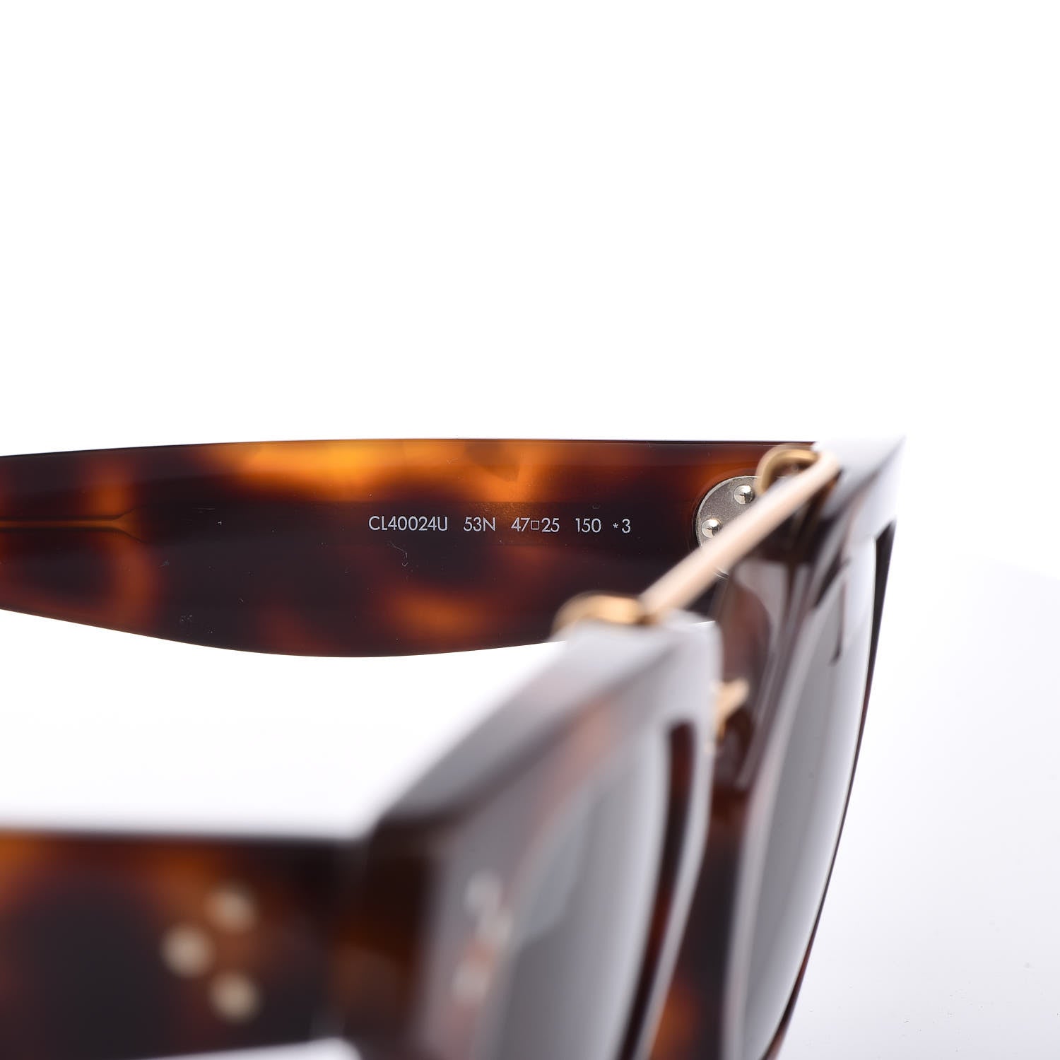 Celine Bridge Sunglasses CL 40024U Havana 5 of 7