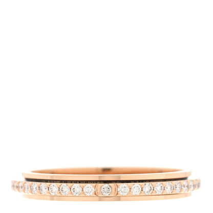 Piaget 18K Rose Gold Diamond .25ctw Possession Wedding Band Ring 52 6 1 of 6