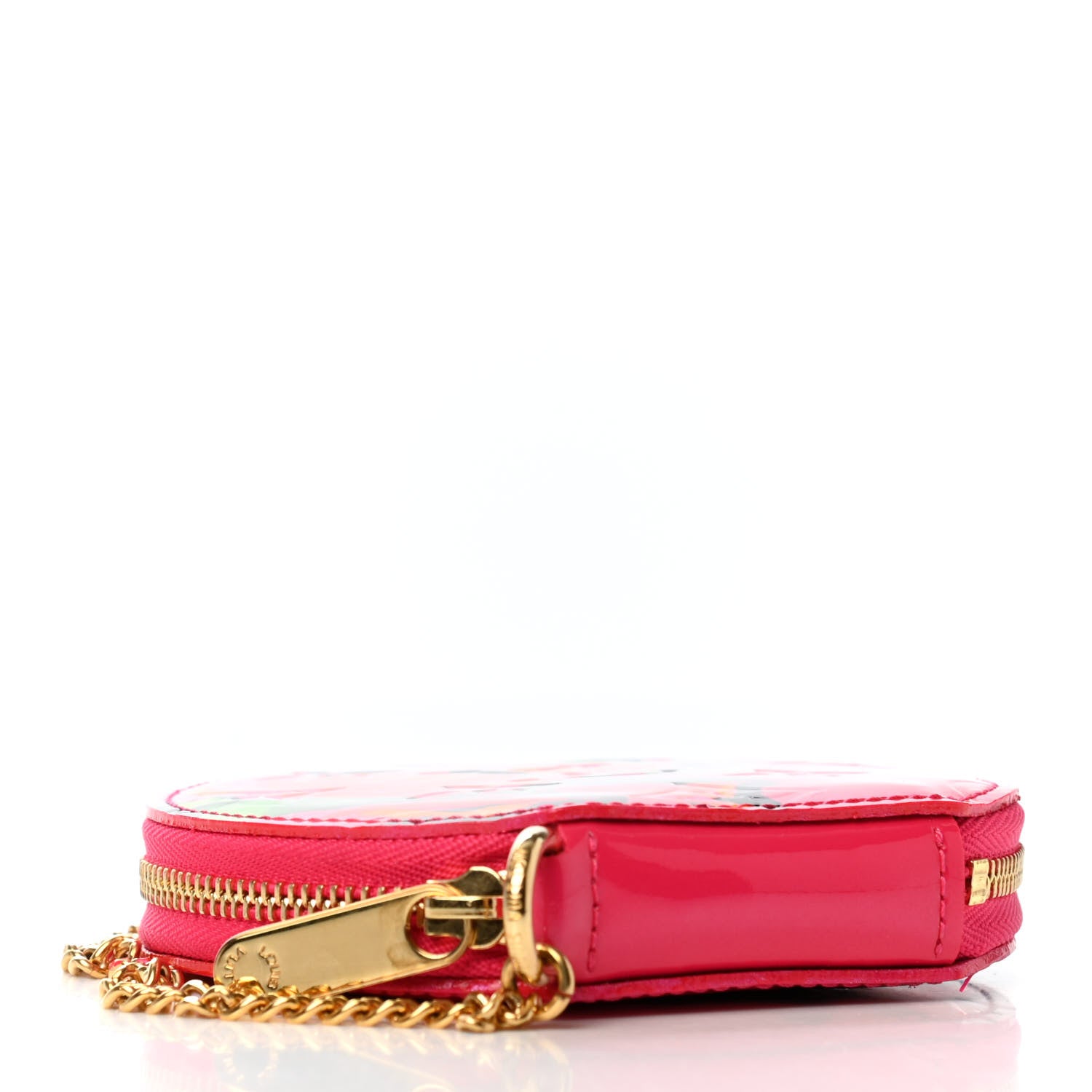 Louis Vuitton Vernis Roses Chapeau Coin Purse Rose Pop 3 of 4