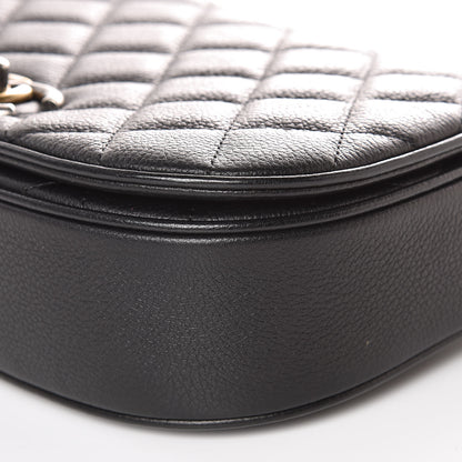 Chanel Calfskin Quilted Small Casual Pocket Messenger Flap Black 10 of 11