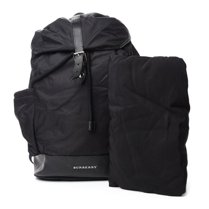 Burberry Nylon Grained Calfskin Watson Diaper Bag Black 1 of 11