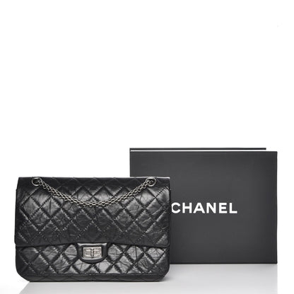 Chanel Aged Calfskin Quilted 2.55 Reissue 226 Flap Black 10 of 10