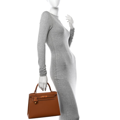 Hermes Epsom Kelly Sellier 28 Gold 2 of 13