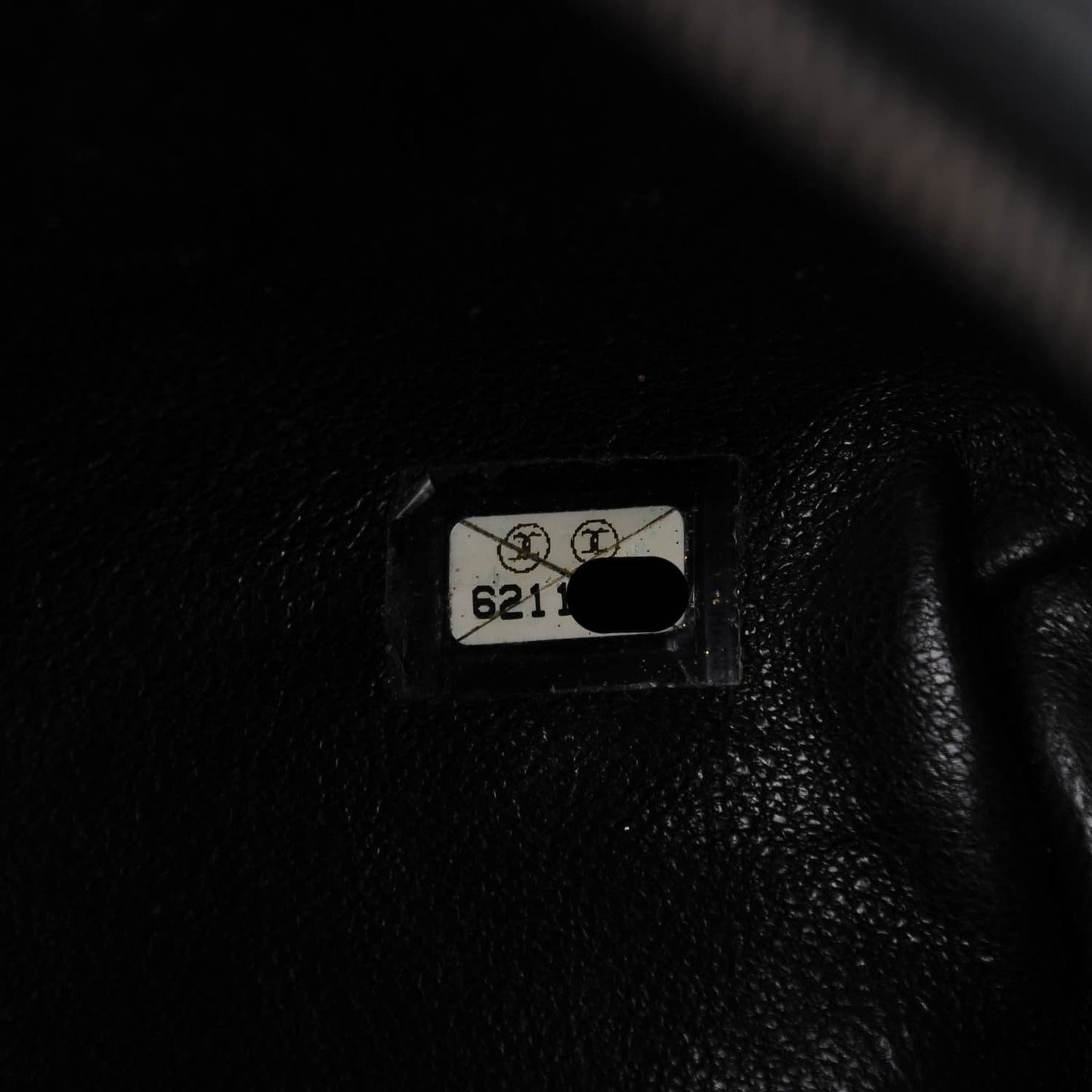 Caviar Patent Large Bowler Black