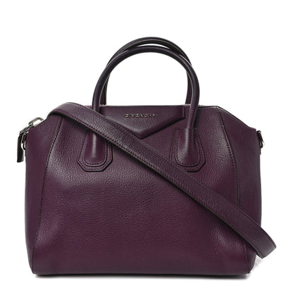 Givenchy Sugar Goatskin Small Antigona Dark Purple 1 of 8