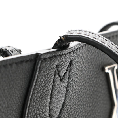 Louis Vuitton Calfskin Lockme Cabas Black 12 of 13