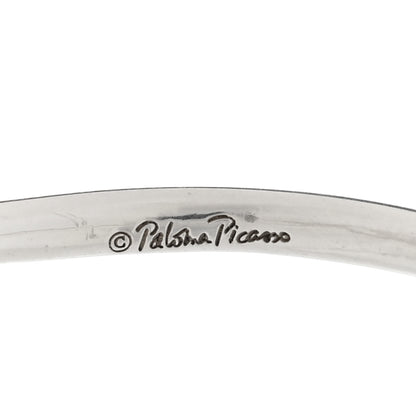 Tiffany Sterling Silver Paloma Picasso Graffiti Love Ring 54 6.75 5 of 5