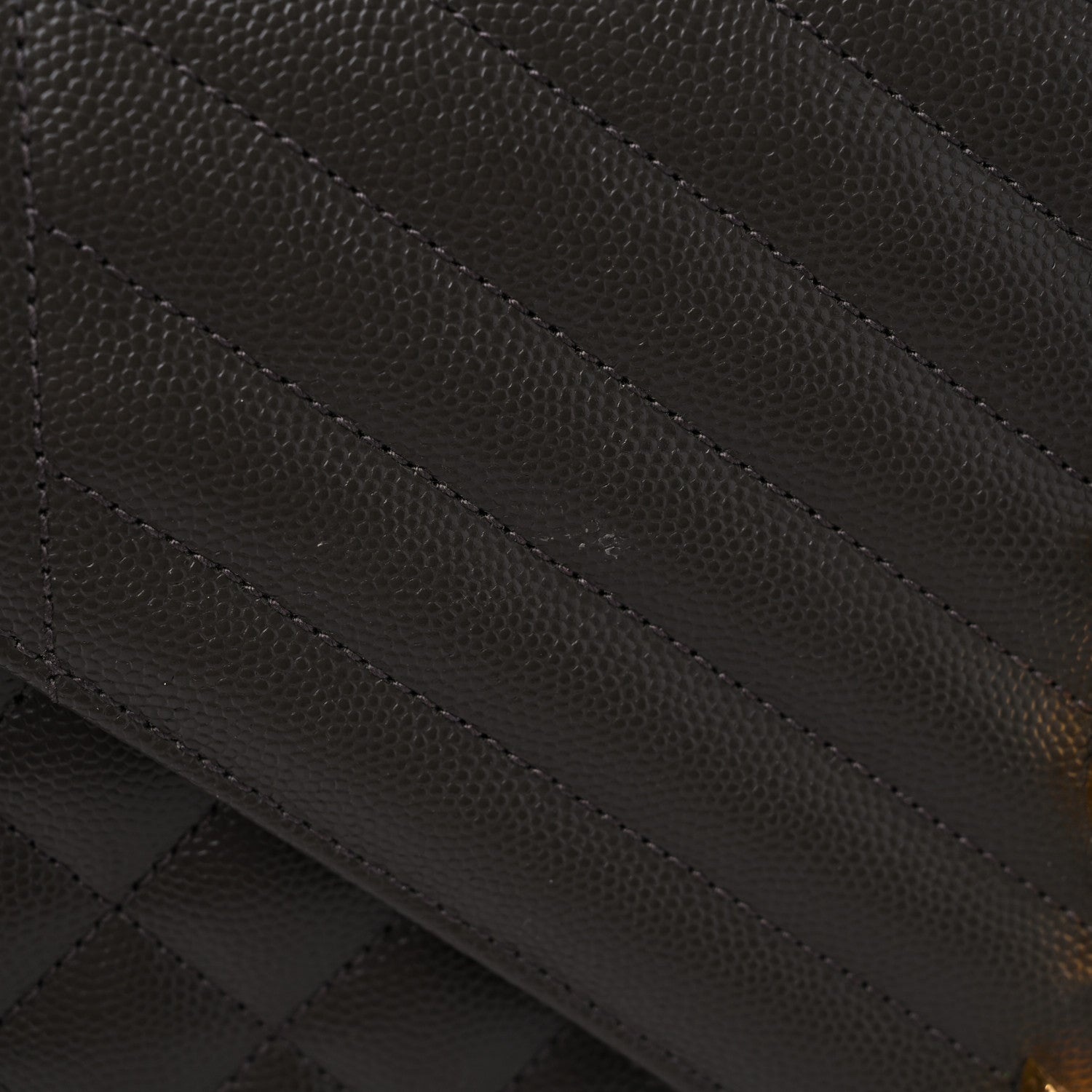 Saint Laurent Grain De Poudre Textured Mixed Matelasse Large Triquilt Monogram Satchel Pebble 12 of 14