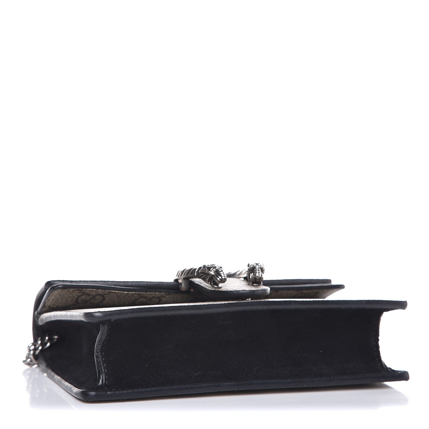 Gucci GG Supreme Monogram Super Mini Dionysus Shoulder Bag Black 4 of 8