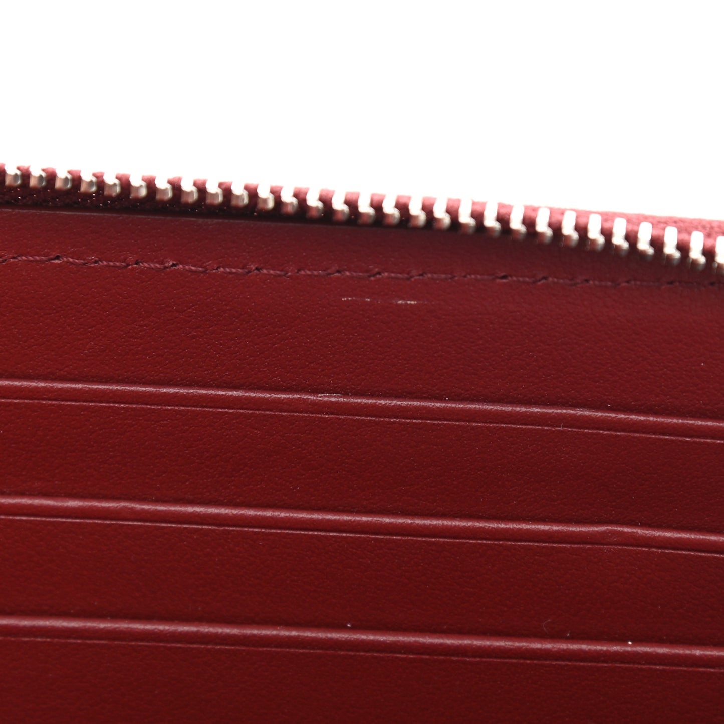 Caviar Quilted Phone Holder Wallet on Removable Chain Red