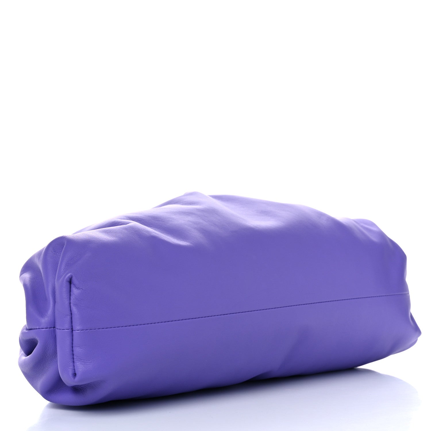 Bottega Veneta Smooth Butter Calf The Pouch Oversized Clutch Purple 4 of 9