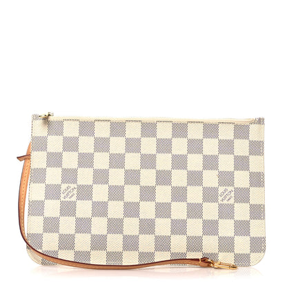 Louis Vuitton Damier Azur Neverfull MM GM Pochette 1 of 9