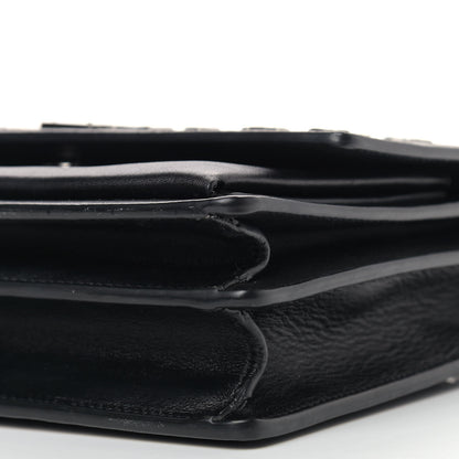 Saint Laurent Calfskin Stars and Hearts Medium Monogram Sunset Black 9 of 10