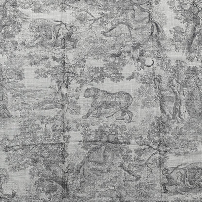 Christian Dior Cashmere Toile De Jouy Poncho Grey 3 of 5