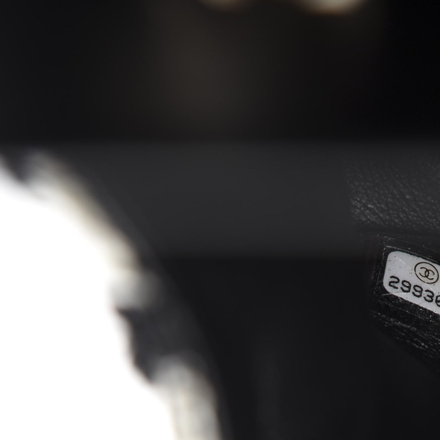 Tweed Quilted Medium Double Flap Black Ecru White