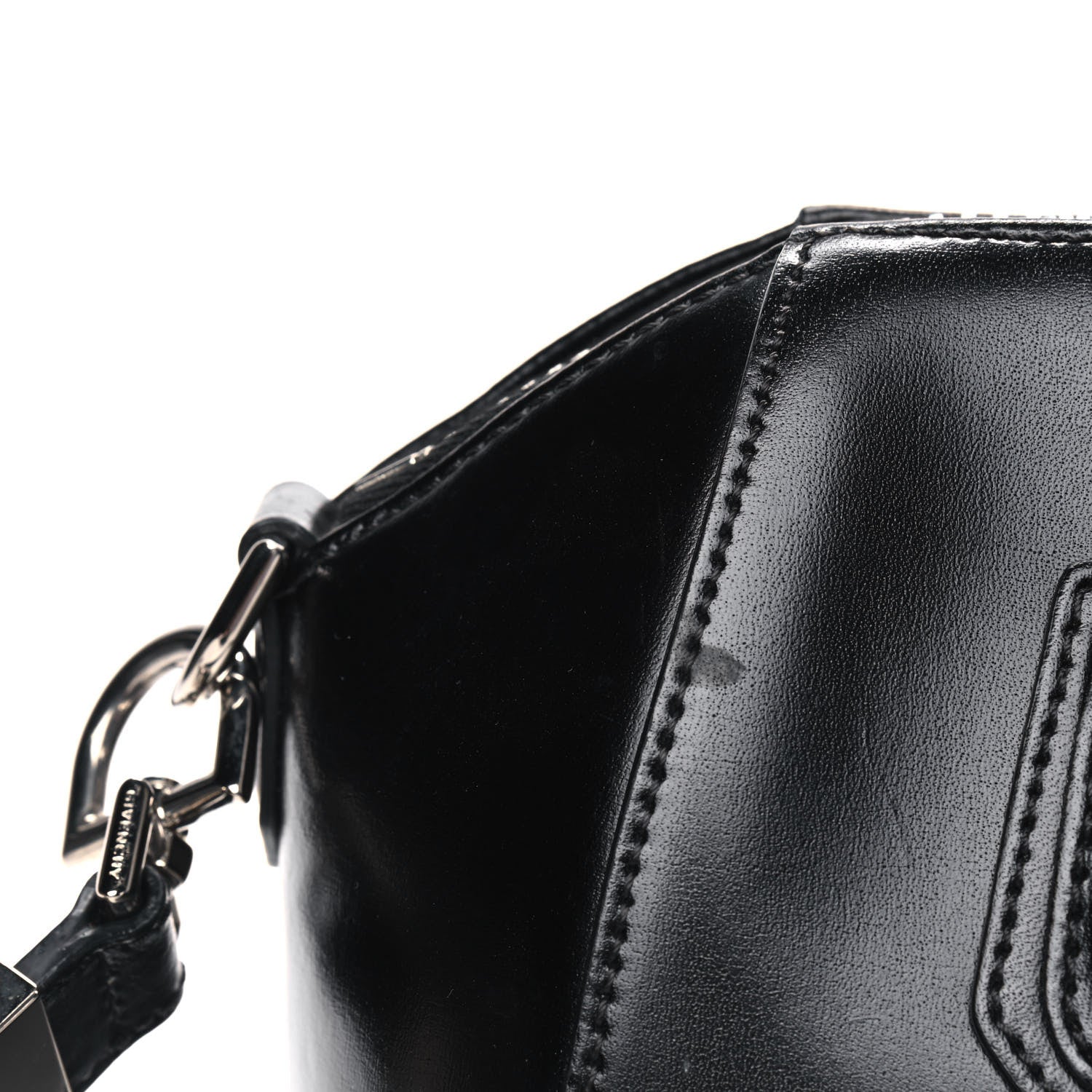 Givenchy Shiny Lord Calfskin Small Antigona Black 8 of 8