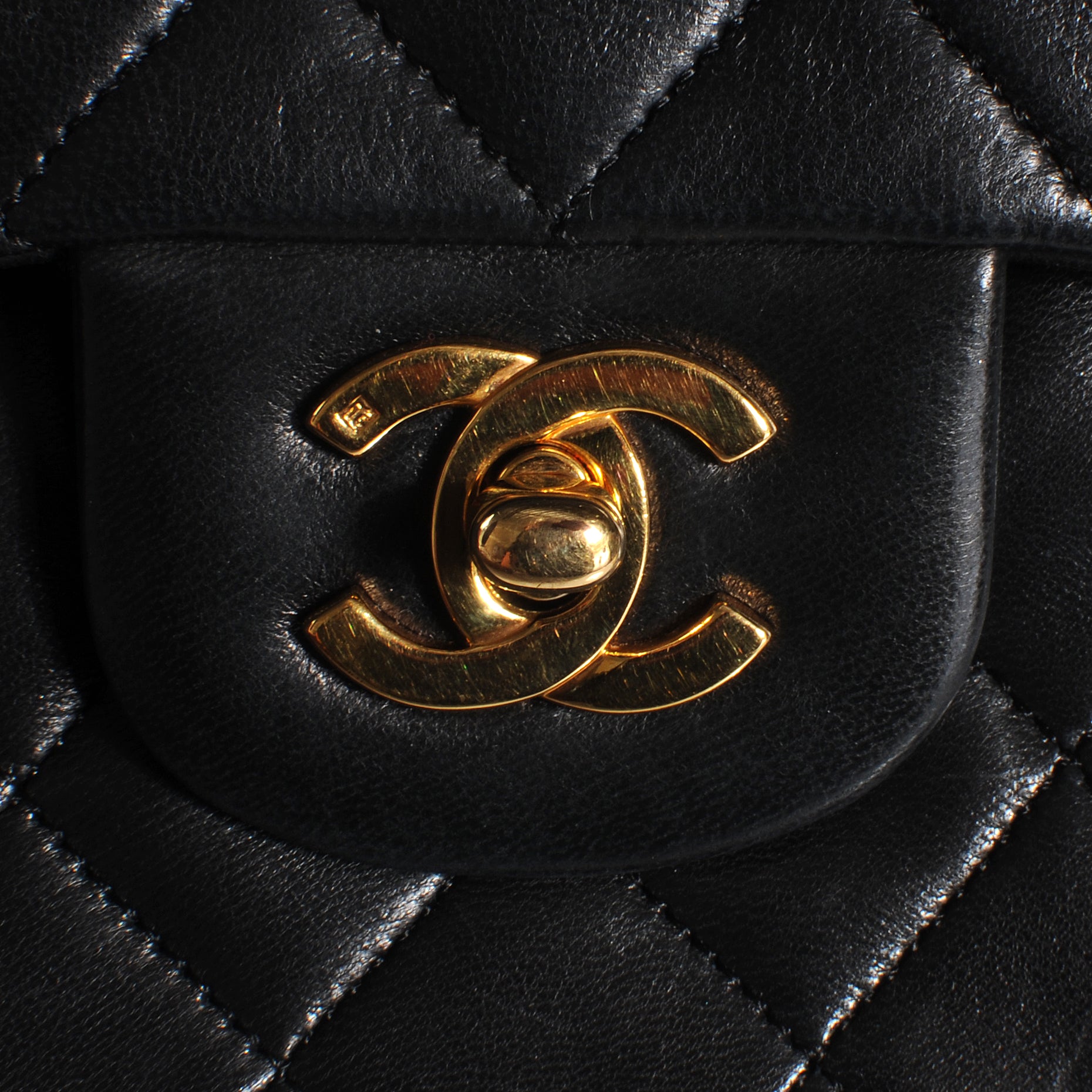 Chanel Lambskin Medium Double Flap Black 6 of 10