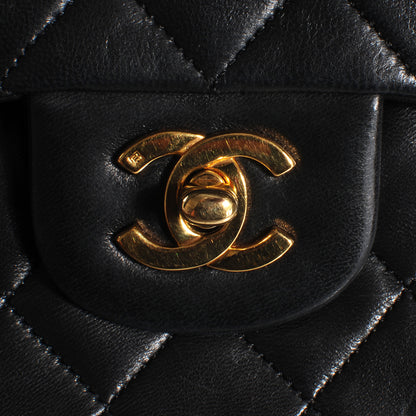 Chanel Lambskin Medium Double Flap Black 6 of 10