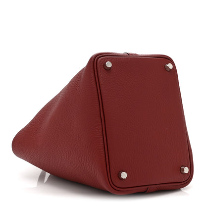 Hermes Taurillon Clemence Picotin Lock 18 PM Rouge H 4 of 11