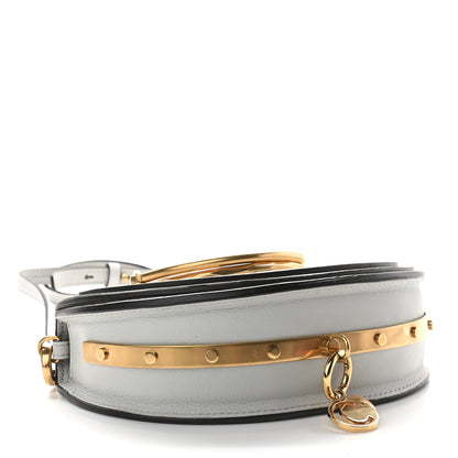 Chloe Calfskin Small Nile Bracelet Minaudiere Bag Motty Grey 4 of 10
