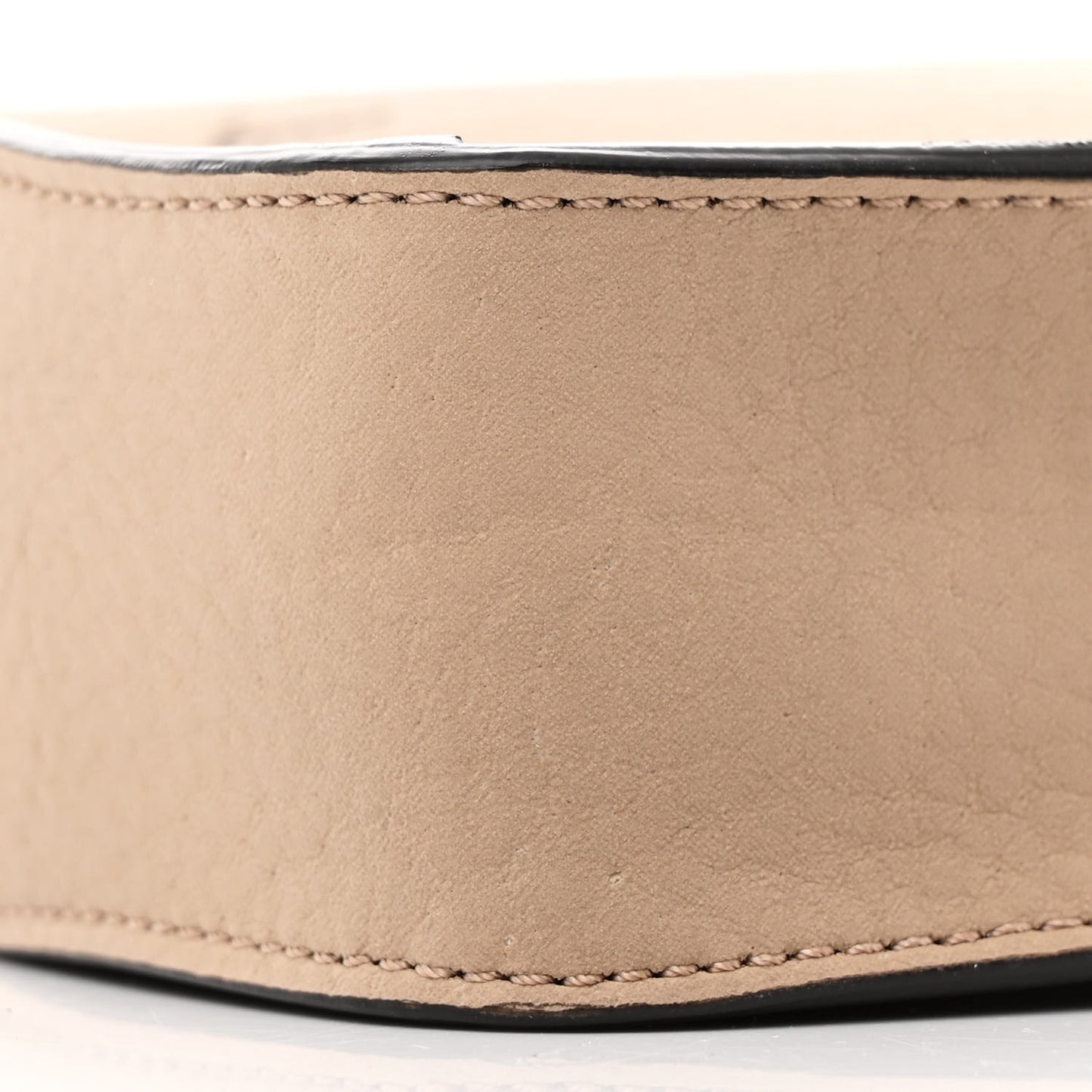 Eco Alter Nappa Perforated Logo Mini Crossbody Camel